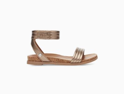 UGG Ethena Big Kids Sandals Rose Gold - AU 476CB